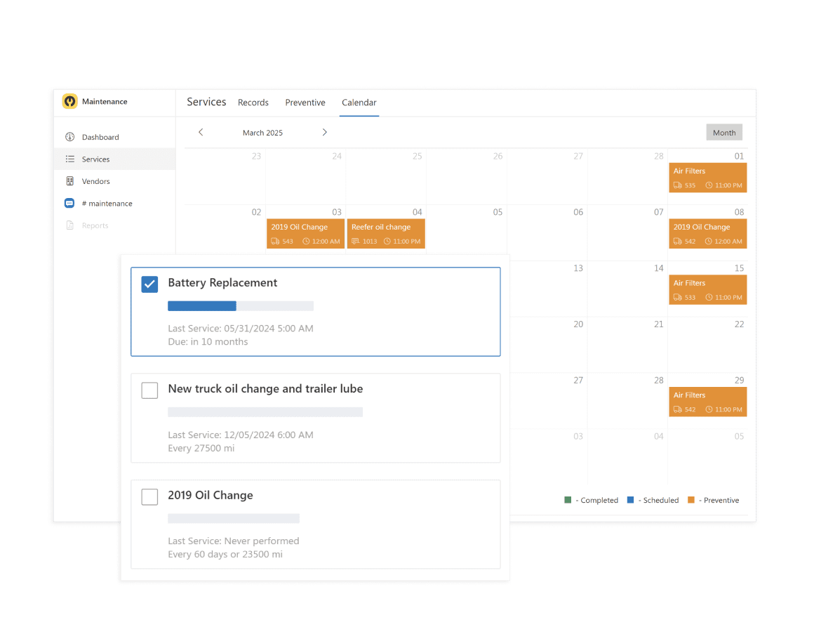 Trucking Maintenance Software