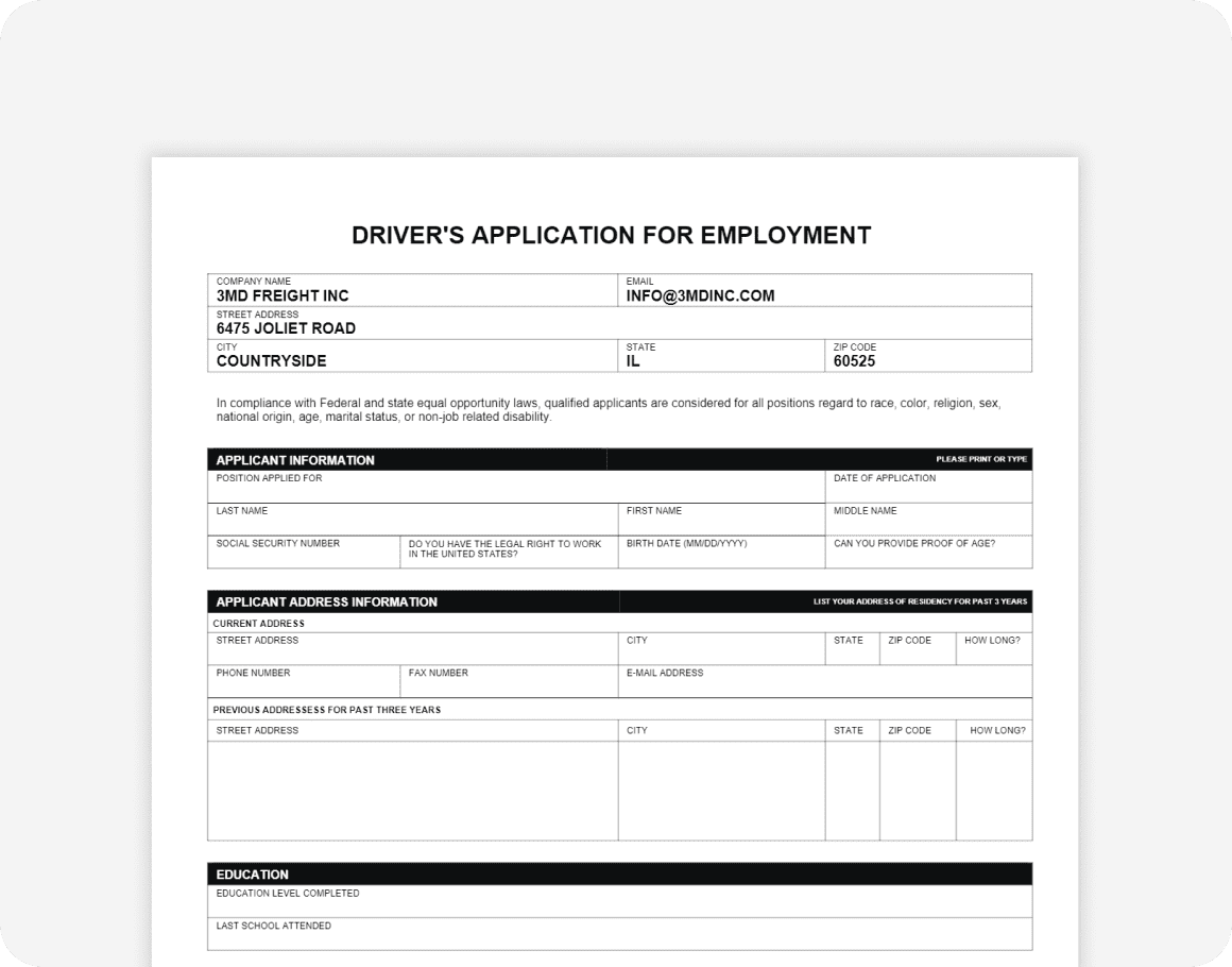 driver-application-for-employment