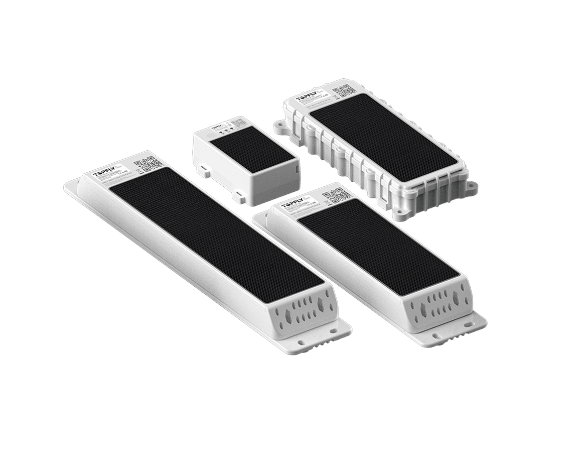 Solar Powered GPS Trackers shown