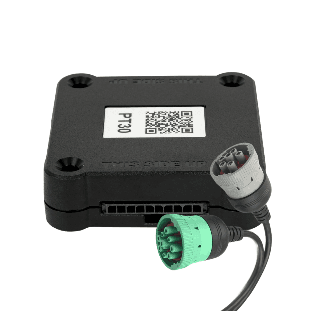 Pacific Track PT-30 ELD device with J1939 (9 Pin) and J1708 (6 Pin) cables