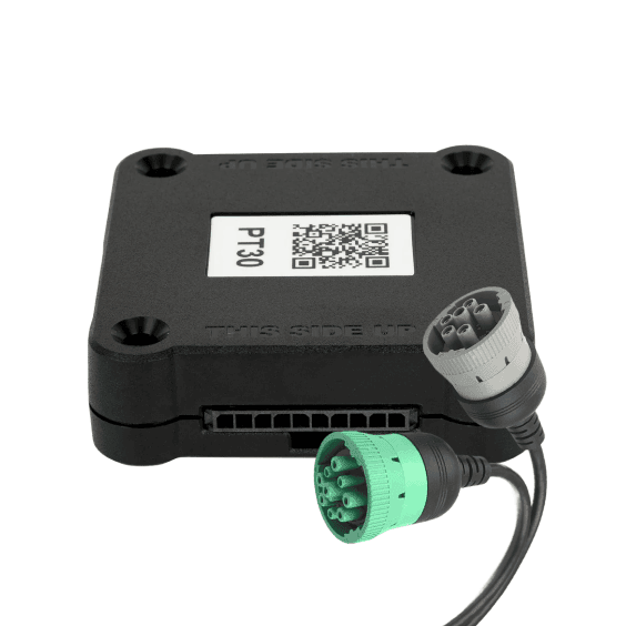 Pacific Track PT-30 ELD device with J1939 (9 Pin) and J1708 (6 Pin) cables